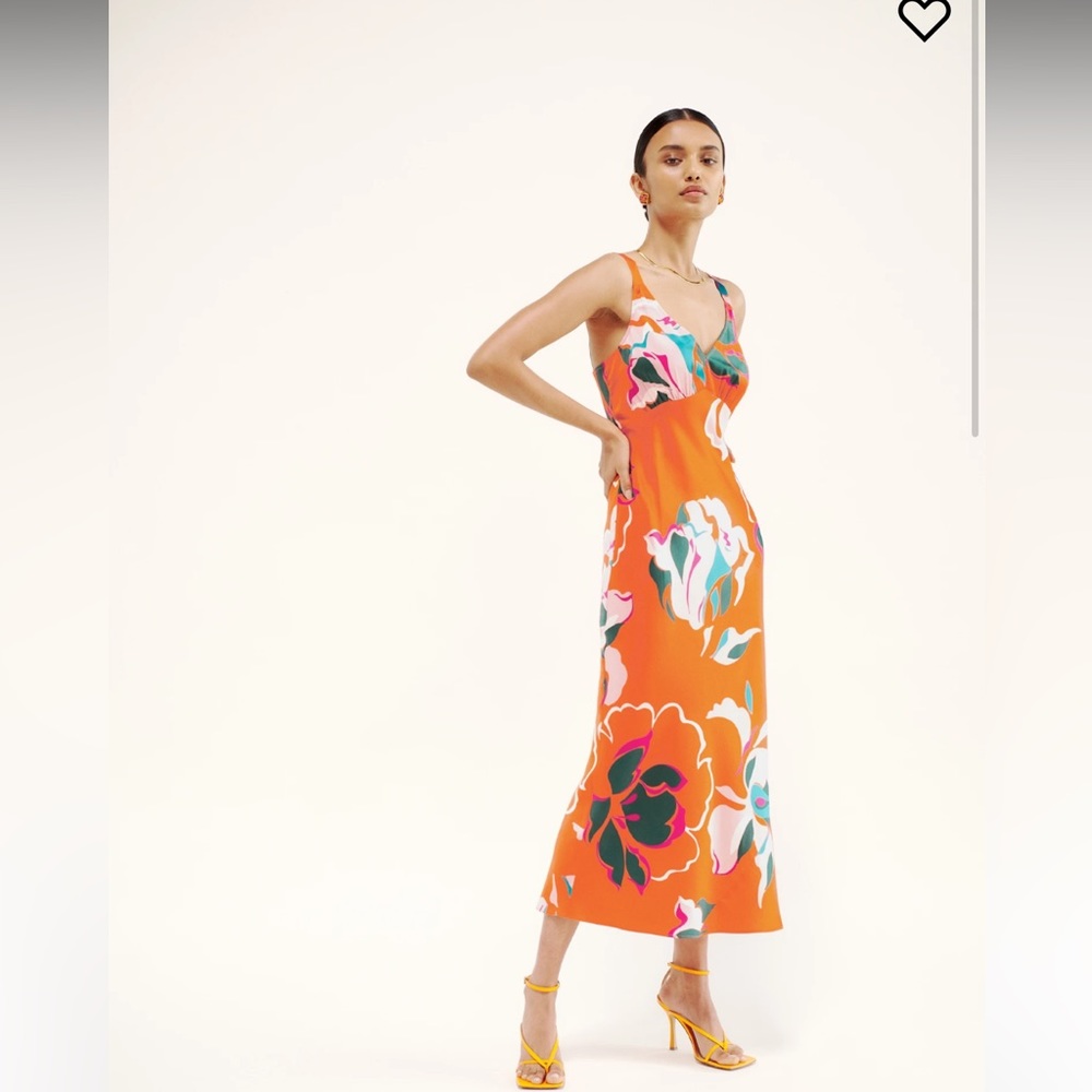 Reformation Daytona Silk Dress